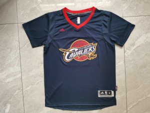 Maillot de Basket #23 James Cleveland Cavaliers manche courte Marine